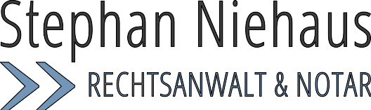 Rechtsanwalt und Notar Stephan Niehaus logo